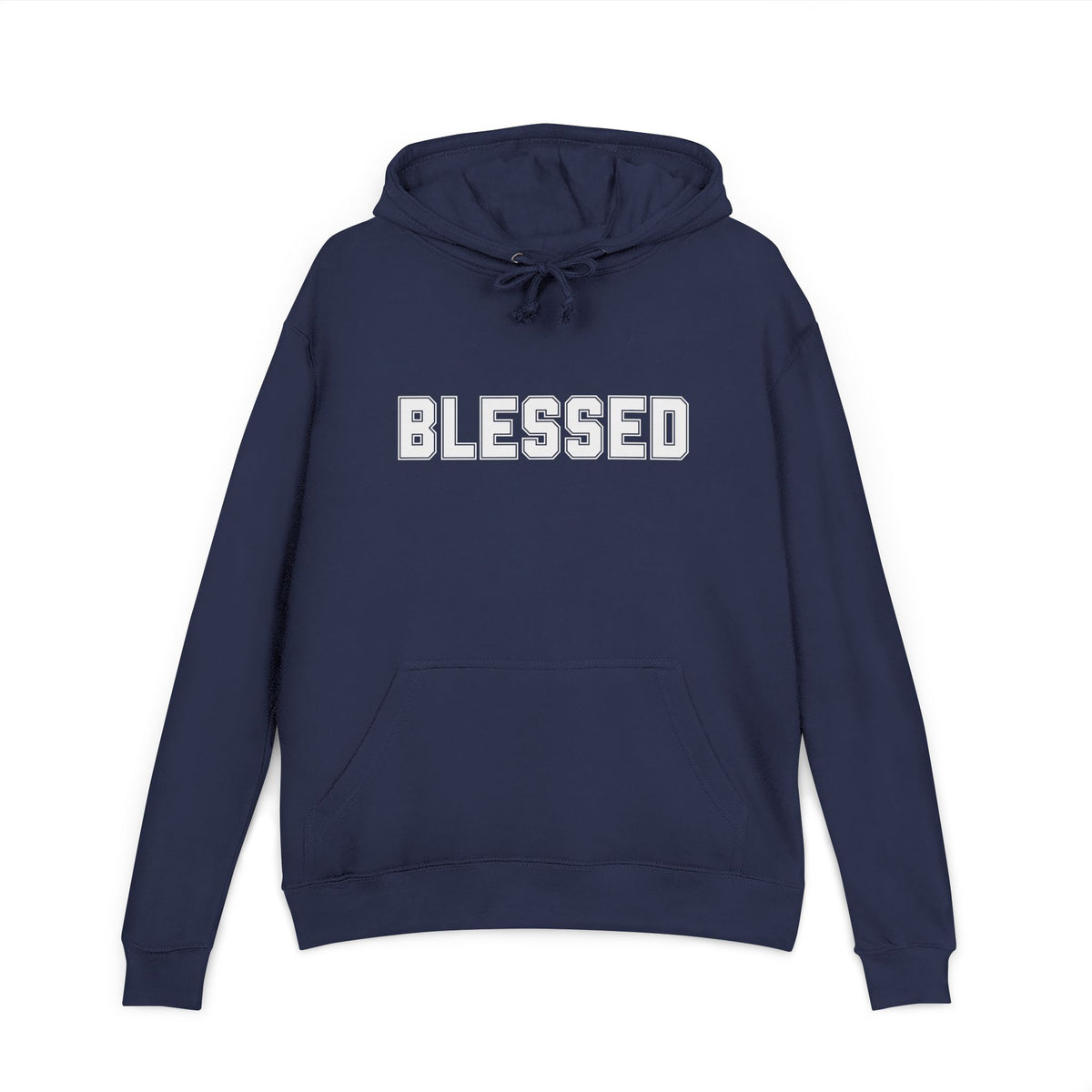 Blessed Hoodie - Cozy French Terry Pullover - Faith Graphic Sweatshirt - Unisex S-5XL