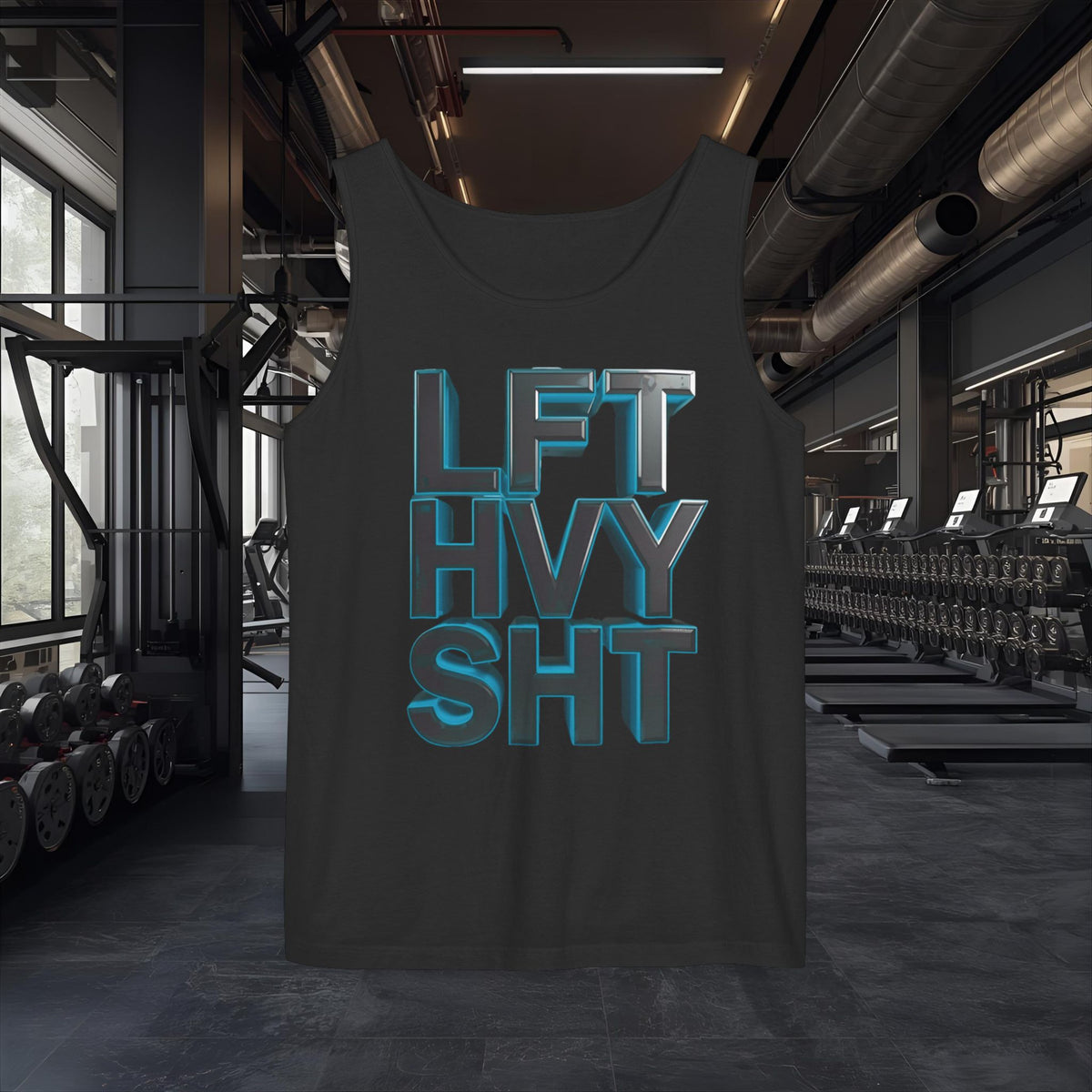 Lift Heavy Shit - LFT HVY SHT - Tank Top - Gym Workout Fitness Tank - Unisex XS-2XL