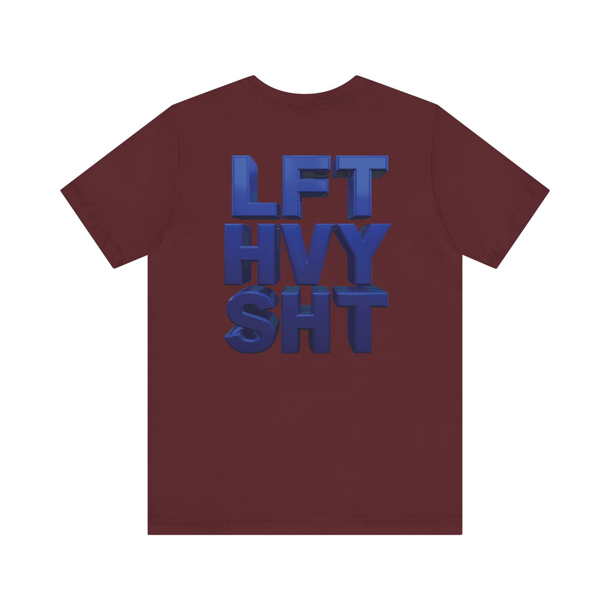 Lift Heavy Shit Gym T-Shirt - Bold 3D Weightlifting Tee - Unisex Fitness Apparel