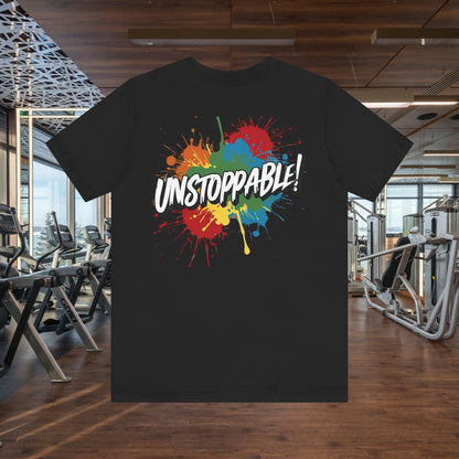Unstoppable Vintage Retro T-Shirt - Motivational Graphic Tee - Unisex Casual Shirt