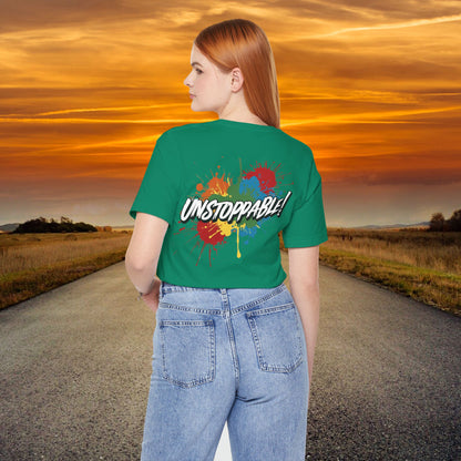 Unstoppable Vintage Retro T-Shirt - Motivational Graphic Tee - Unisex Casual Shirt