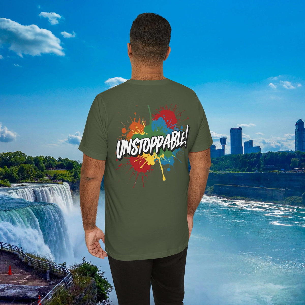 Unstoppable Vintage Retro T-Shirt - Motivational Graphic Tee - Unisex Casual Shirt
