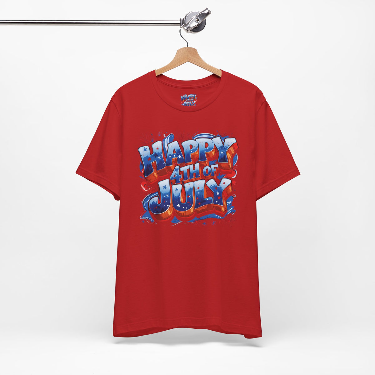 Happy 4th of July T-Shirt - Independence Day Bald Eagle - American Flag Graphic Tee