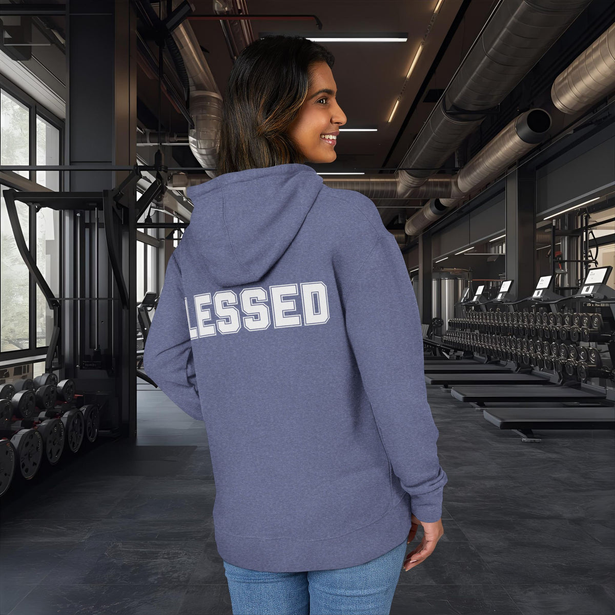 Blessed Hoodie - Cozy French Terry Pullover - Faith Graphic Sweatshirt - Unisex S-5XL