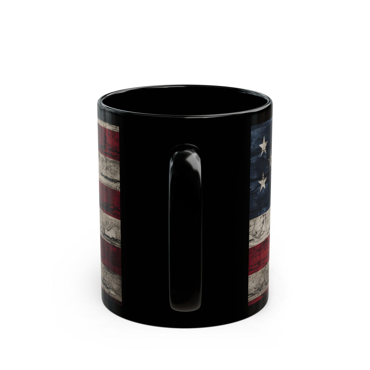 LIVE FIT Patriotic Mug - American Flag Design - 11oz/15oz