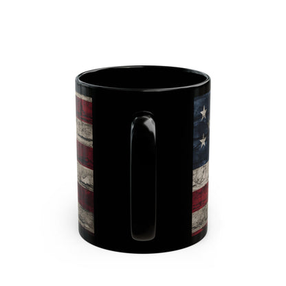 LIVE FIT Patriotic Mug - American Flag Design - 11oz/15oz