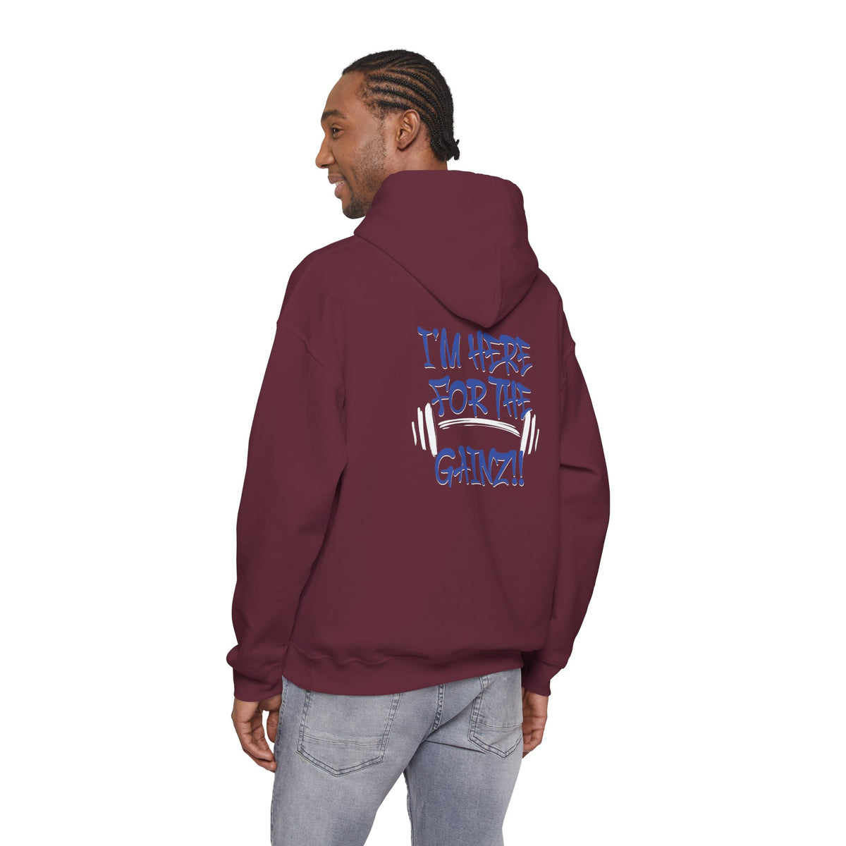 I'm Here For The Gainz! Gym Hoodie - Unisex Fitness Sweatshirt - Workout Hoodie - S-5XL