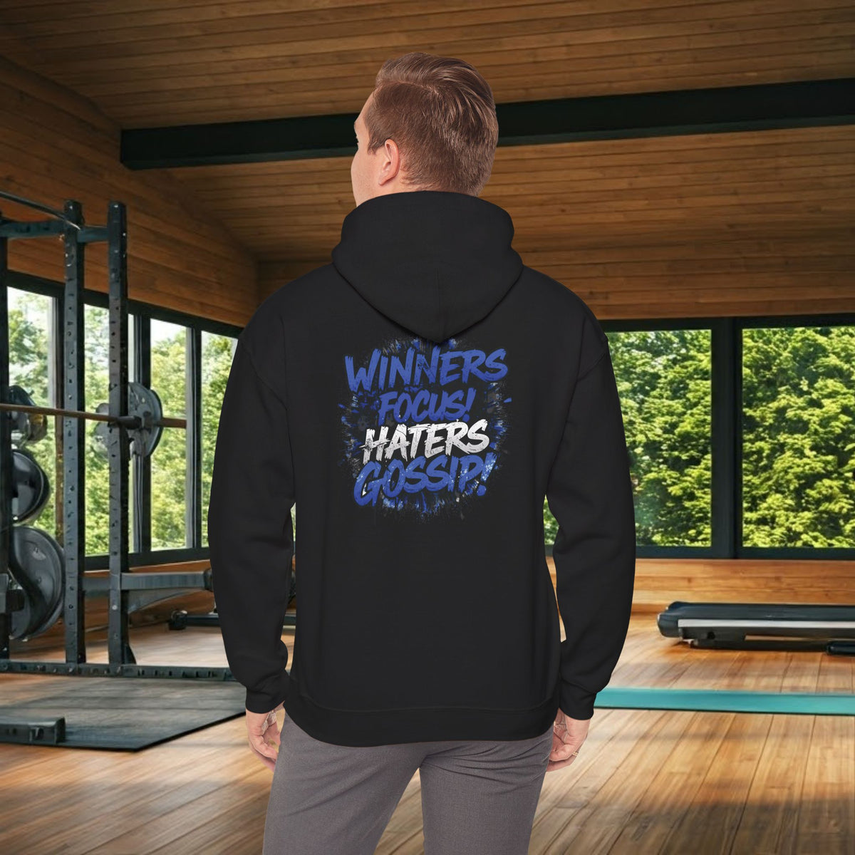 Winners Focus Haters Gossip  - Hooded Sweatshirt - S - 5XL - Multiple Colors - Fitness