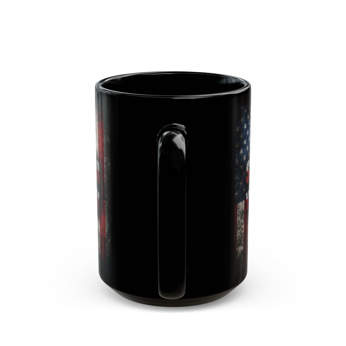 Stronger Than Yesterday! Motivational Mug - American Flag - 11oz/15oz