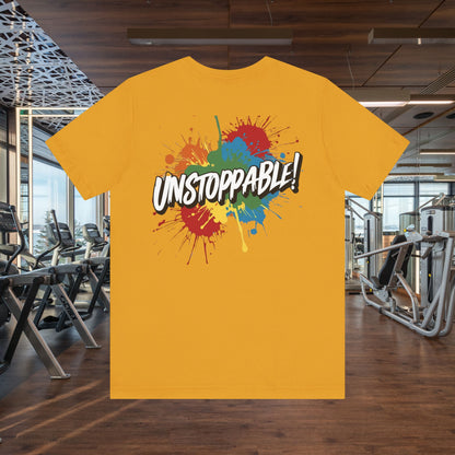 Unstoppable Vintage Retro T-Shirt - Motivational Graphic Tee - Unisex Casual Shirt