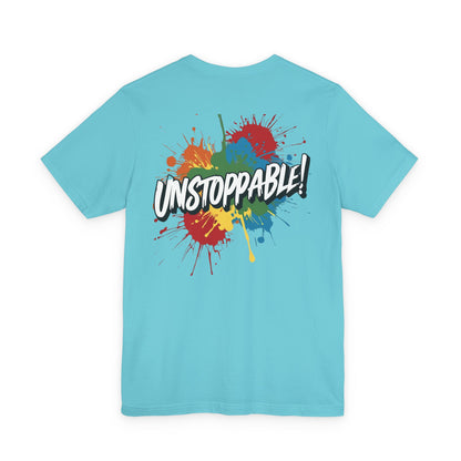 Unstoppable Vintage Retro T-Shirt - Motivational Graphic Tee - Unisex Casual Shirt