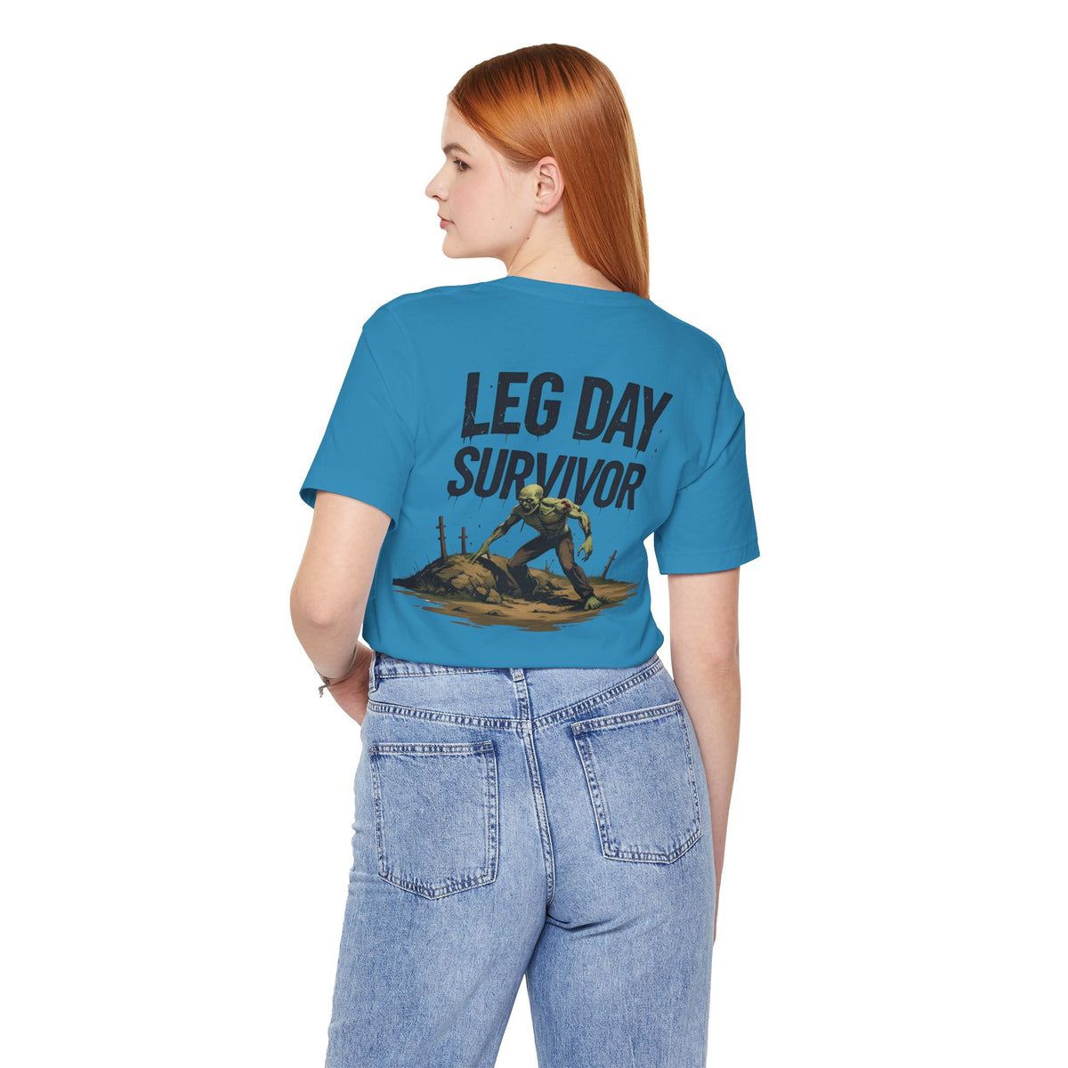 Leg Day Survivor Tee - Fitness Shirt - Workout Apparel - Gym Gift - Unisex Graphic Tee - Funny T-shirt
