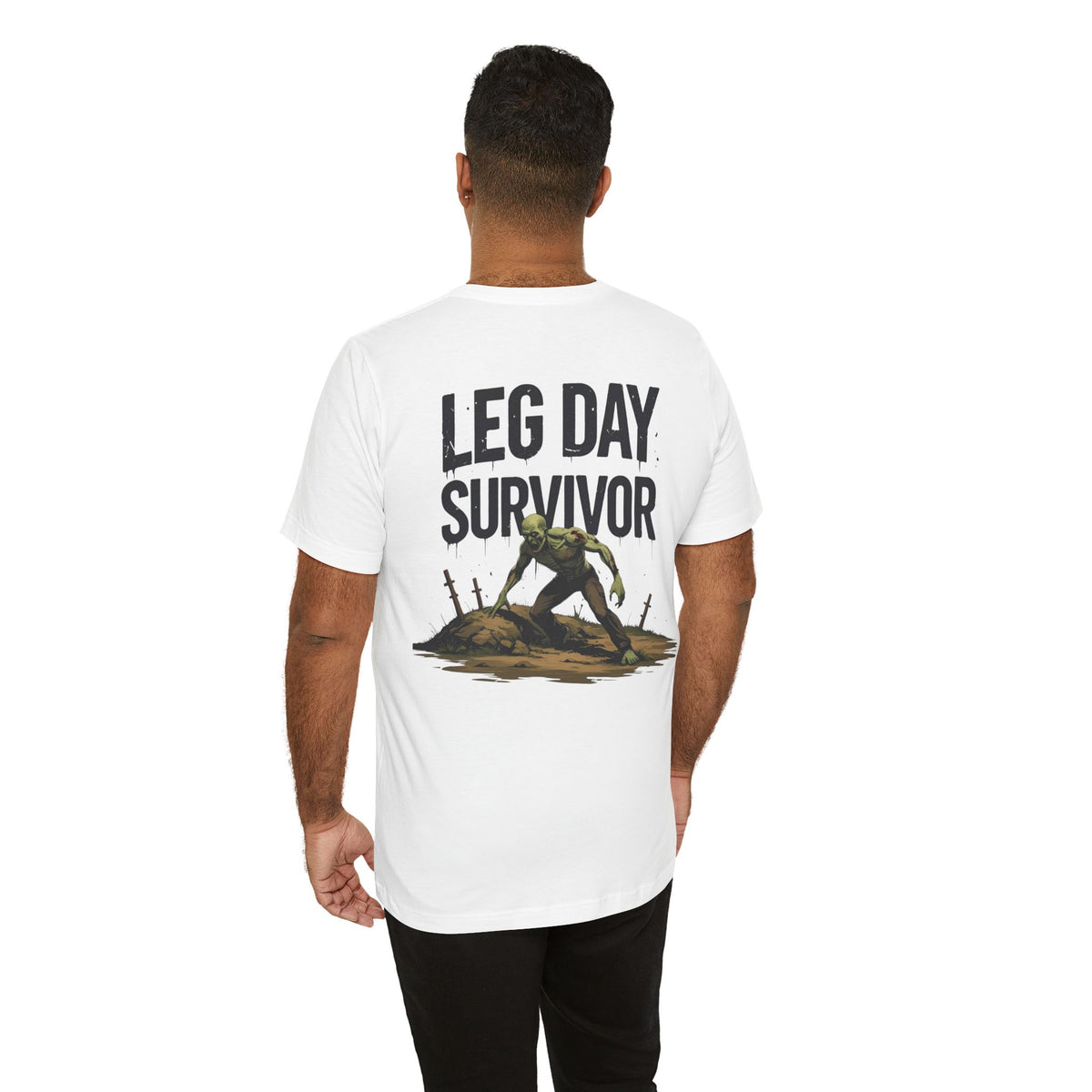 Leg Day Survivor Tee - Fitness Shirt - Workout Apparel - Gym Gift - Unisex Graphic Tee - Funny T-shirt