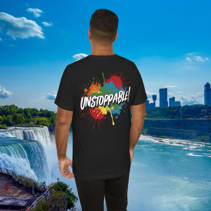 Unstoppable Vintage Retro T-Shirt - Motivational Graphic Tee - Unisex Casual Shirt
