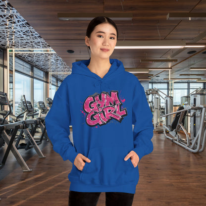 Stylish Gym Girl Print Hoodie - Women's Fitness Sweatshirt - Athletic Pullover - S-5XL