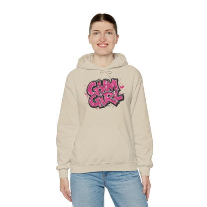 Stylish Gym Girl Print Hoodie - Women's Fitness Sweatshirt - Athletic Pullover - S-5XL