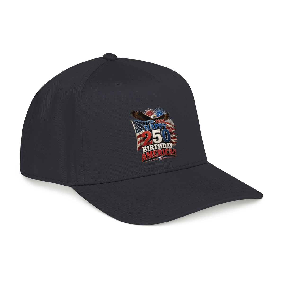 Happy 250th Birthday America Cap | 1776–2026 Patriotic Eagle Flag Baseball Hat