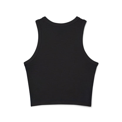 Blessed - Women's Micro Rib Racer Tank Top - Fitness Workout Tank - Spiritual Activewear - XS-2XL