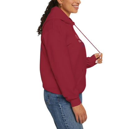 Blessed Hoodie - Patriotic Red White Blue - Unisex Pullover - Front & Back Print - S-5XL