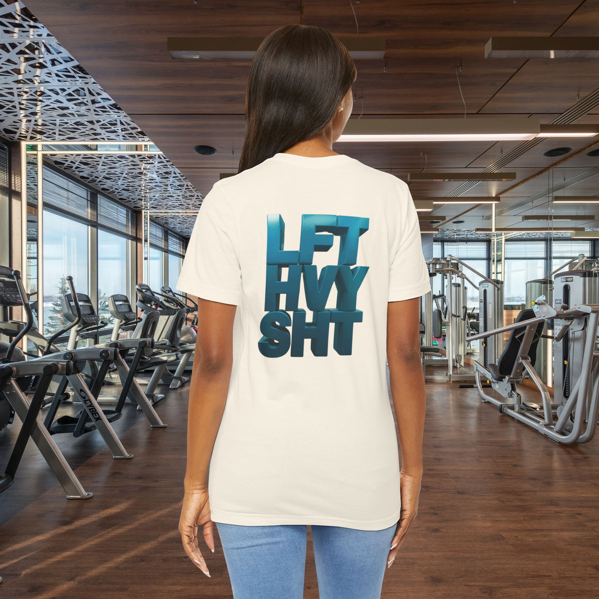 Lift Heavy Shit - LFT HVY SHT - Gym T-Shirt - Motivational Weightlifting Tee