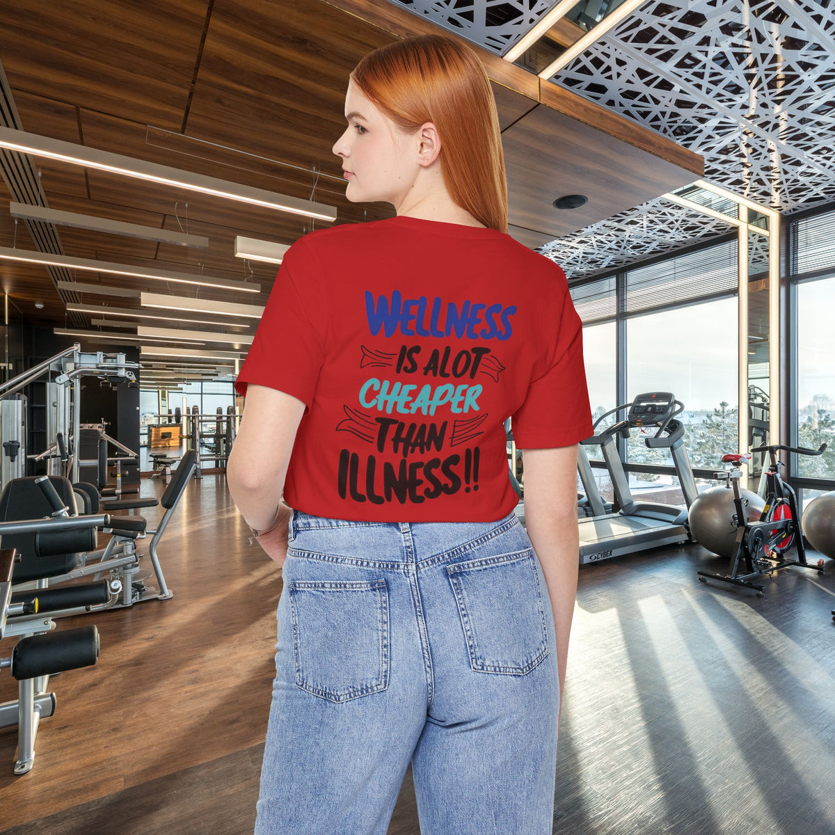 Wellness Is A Lot Cheaper Than Illness - Wellness Awareness T-Shirt - Unisex S-3XL