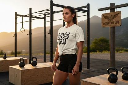LIVE FIT Unisex Jersey Tee - Premium Fitness Shirt