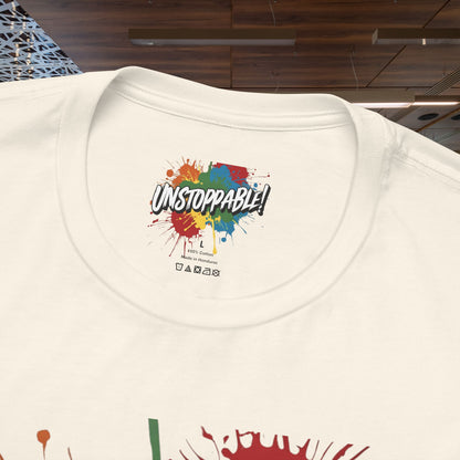 Unstoppable Vintage Retro T-Shirt - Motivational Graphic Tee - Unisex Casual Shirt