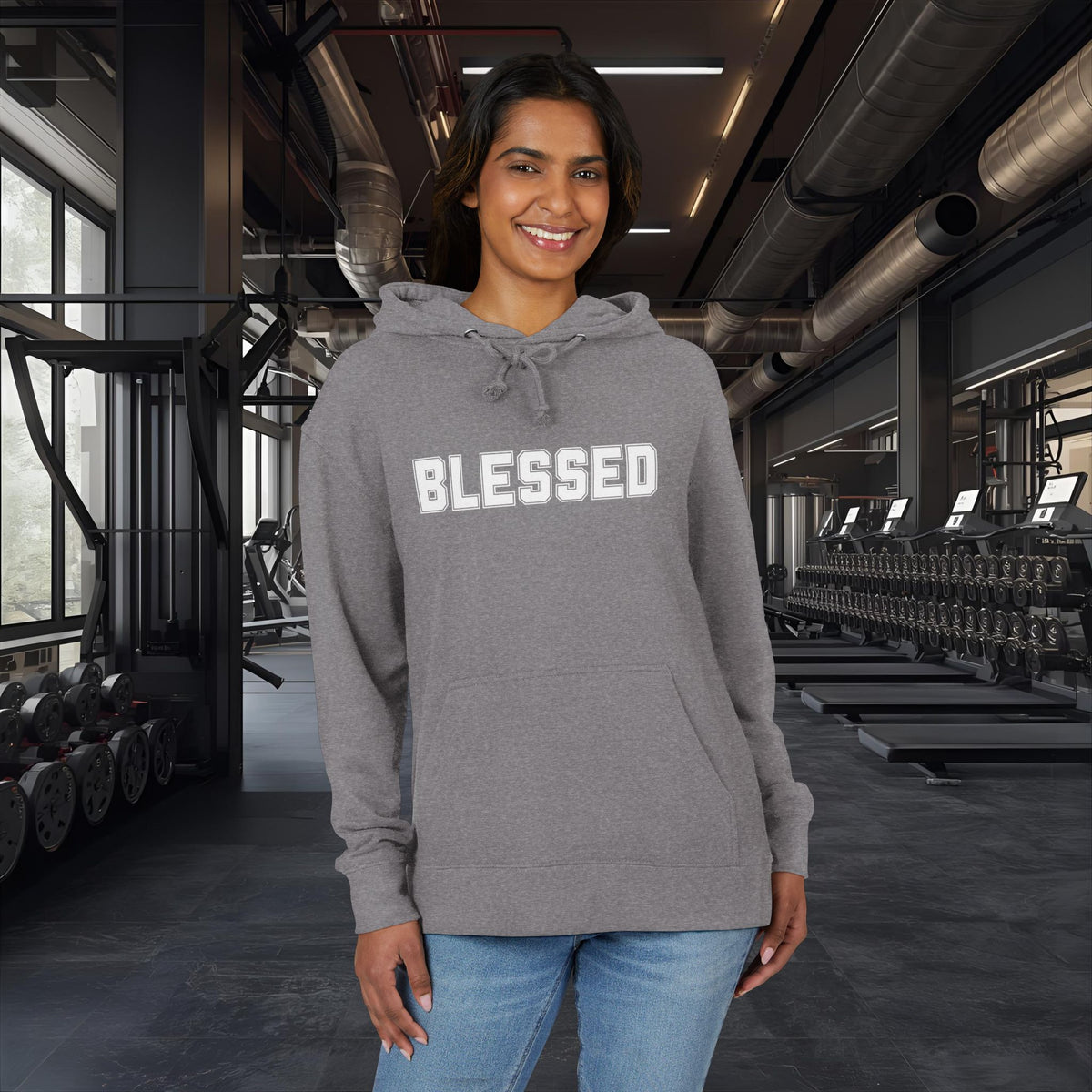 Blessed Hoodie - Cozy French Terry Pullover - Faith Graphic Sweatshirt - Unisex S-5XL