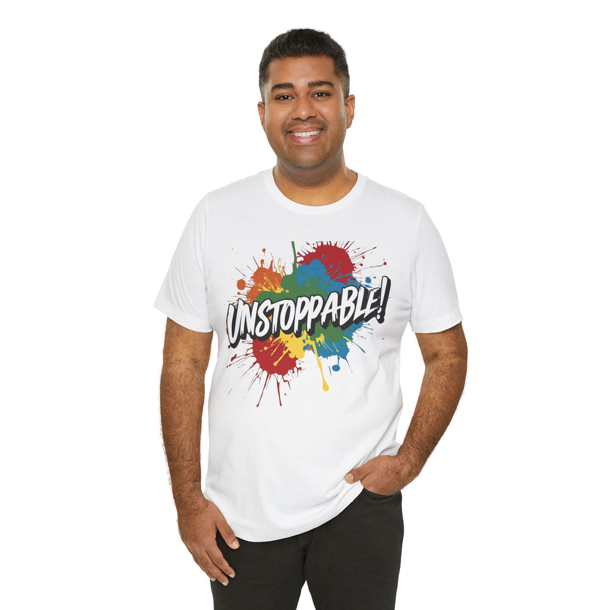 Unstoppable Vintage Retro T-Shirt - Motivational Graphic Tee - Unisex Casual Shirt