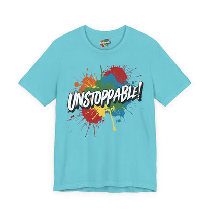 Unstoppable Vintage Retro T-Shirt - Motivational Graphic Tee - Unisex Casual Shirt