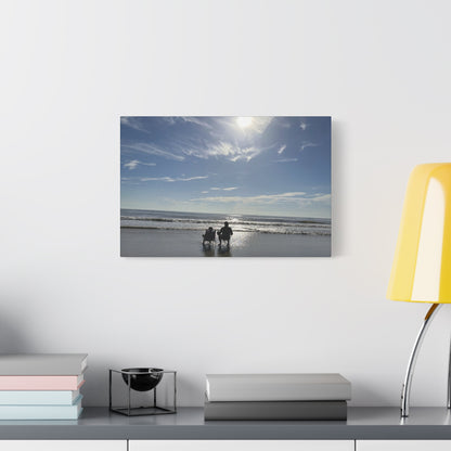 Beach Day Canvas Wall Art - Coastal Home Decor - Ocean Landscape - Serene Beach Print - 16 Sizes Available