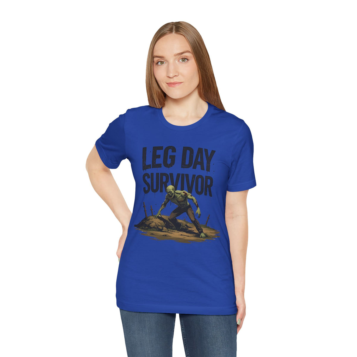 Leg Day Survivor Tee - Fitness Shirt - Workout Apparel - Gym Gift - Unisex Graphic Tee - Funny T-shirt