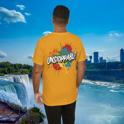 Unstoppable Vintage Retro T-Shirt - Motivational Graphic Tee - Unisex Casual Shirt