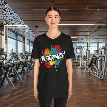 Unstoppable Vintage Retro T-Shirt - Motivational Graphic Tee - Unisex Casual Shirt