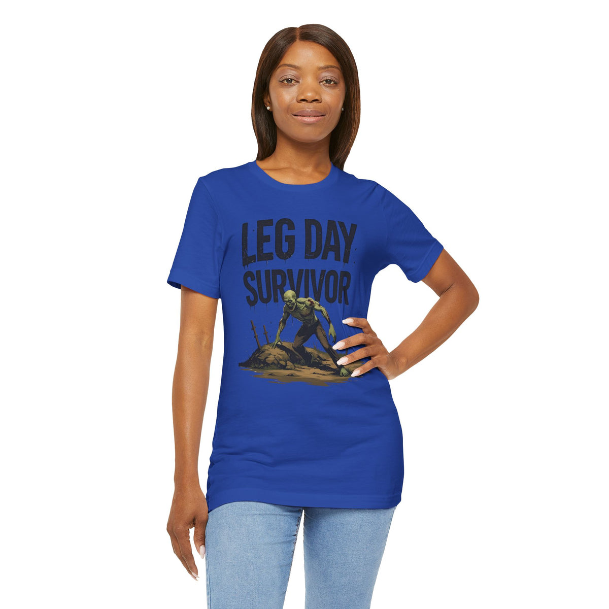 Leg Day Survivor Tee - Fitness Shirt - Workout Apparel - Gym Gift - Unisex Graphic Tee - Funny T-shirt