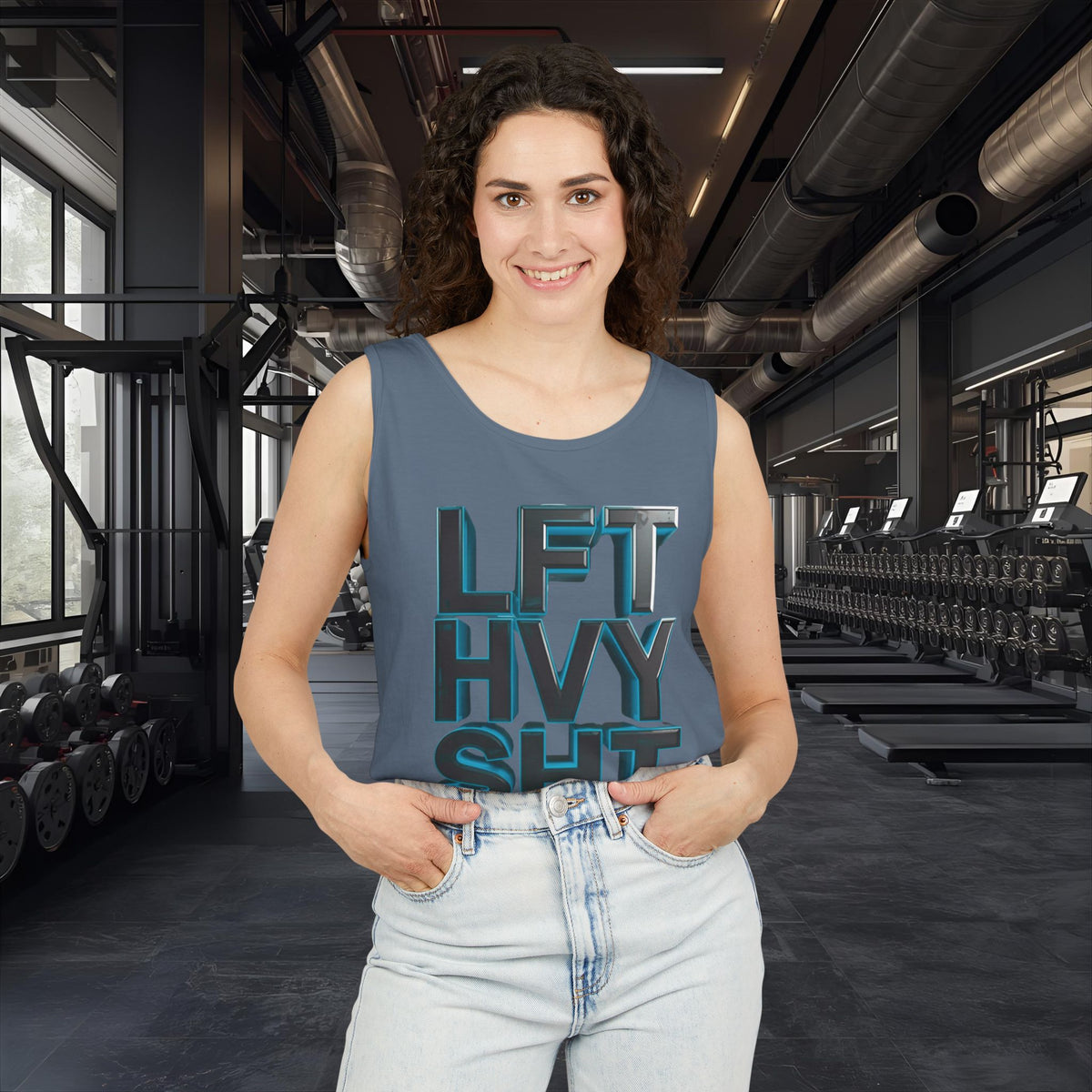 Lift Heavy Shit - LFT HVY SHT - Tank Top - Gym Workout Fitness Tank - Unisex XS-2XL