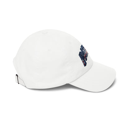 Patriot Fit Life Dad Cap - 3D Arched American Flag 'PATRIOT' Graphic | Adjustable One Size