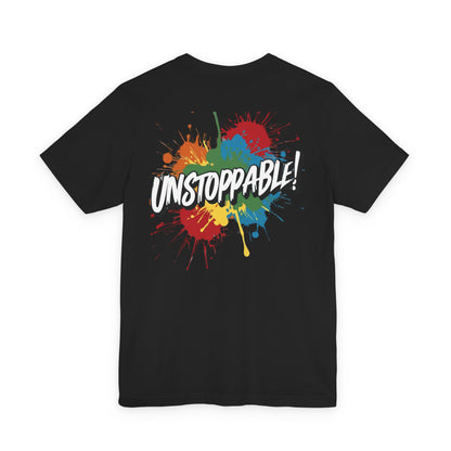 Unstoppable Vintage Retro T-Shirt - Motivational Graphic Tee - Unisex Casual Shirt