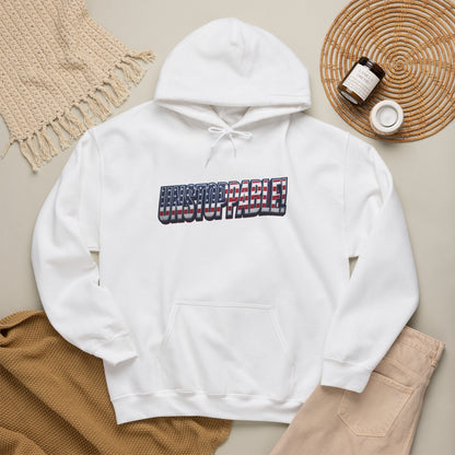 UNSTOPPABLE! Hoodie — USA Flag Graphic Pullover | LIVE FIT - Patriot Fit Life