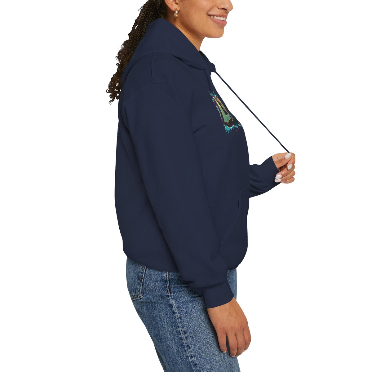 LIVE FIT Hoodie - Unisex Heavy Blend Sweatshirt - Fitness Gym Wear - Workout Apparel - S-5XL