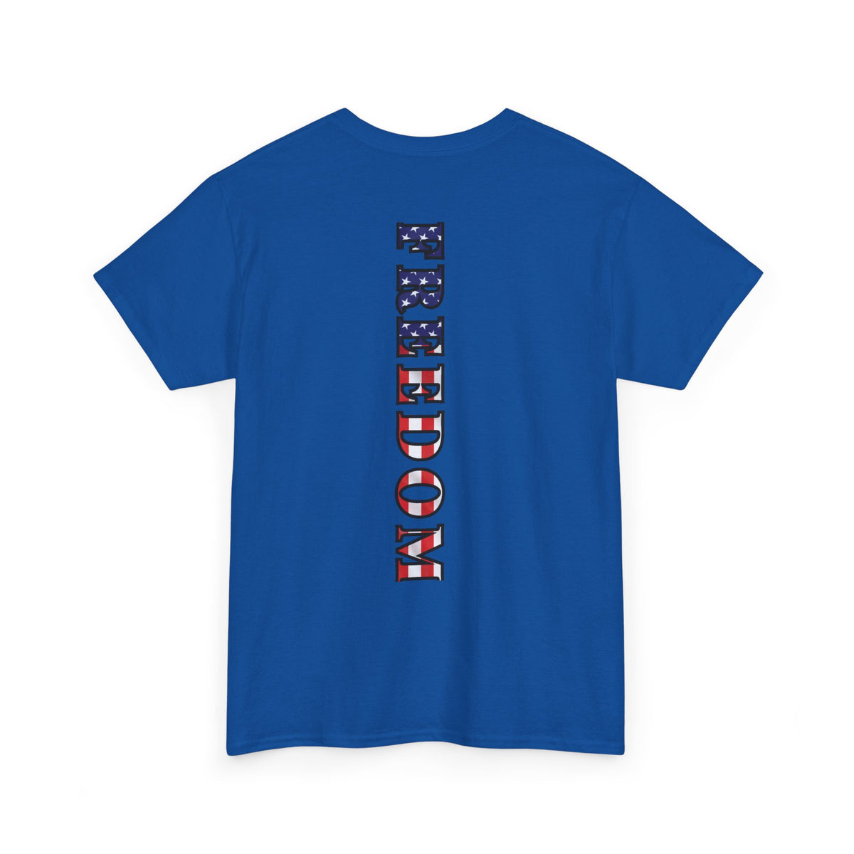 Freedom Patriotic T-Shirt - Red White Blue - American Flag Tee - Unisex S-5XL