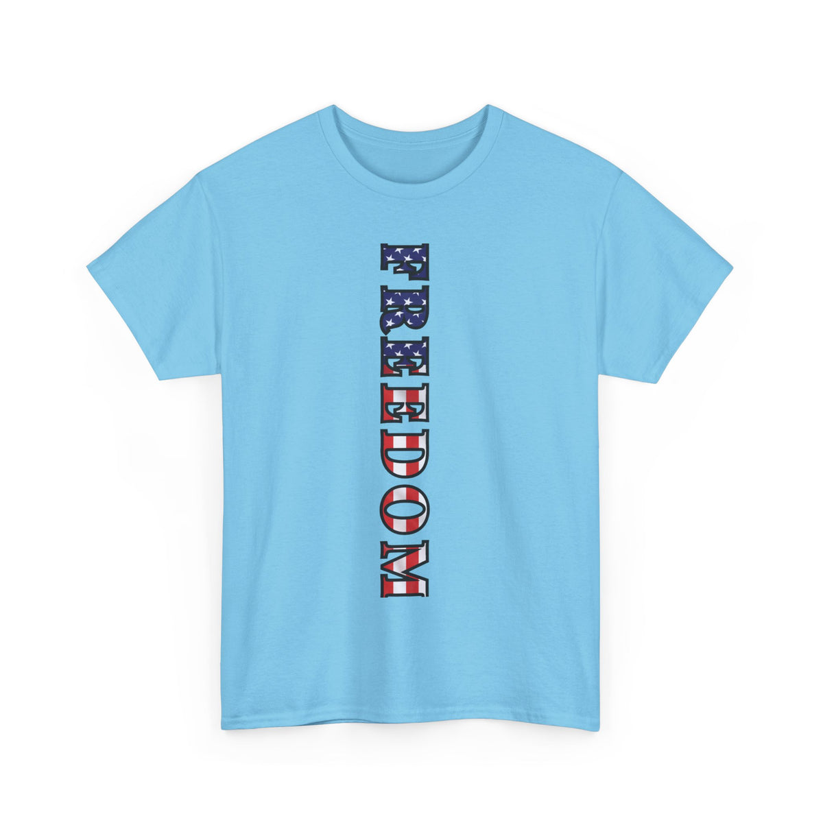 Freedom Patriotic T-Shirt - Red White Blue - American Flag Tee - Unisex S-5XL