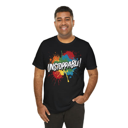 Unstoppable Vintage Retro T-Shirt - Motivational Graphic Tee - Unisex Casual Shirt