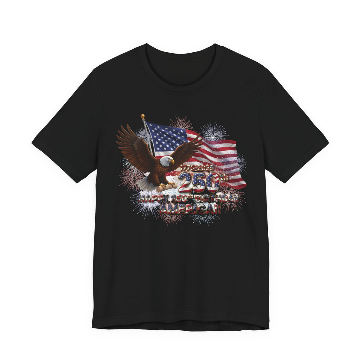 American Eagle Flag T-Shirt | Home of the Brave 250th Anniversary Tee
