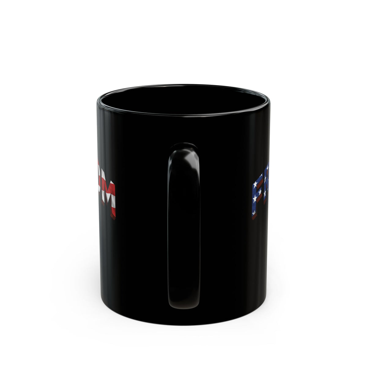 FREEDOM Mug | Patriotic American Flag Stars & Stripes Coffee Cup