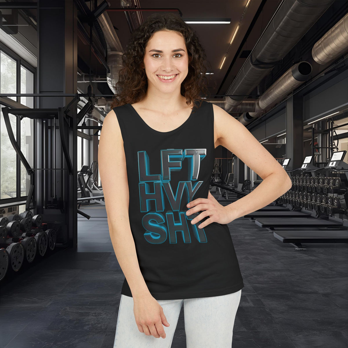 Lift Heavy Shit - LFT HVY SHT - Tank Top - Gym Workout Fitness Tank - Unisex XS-2XL