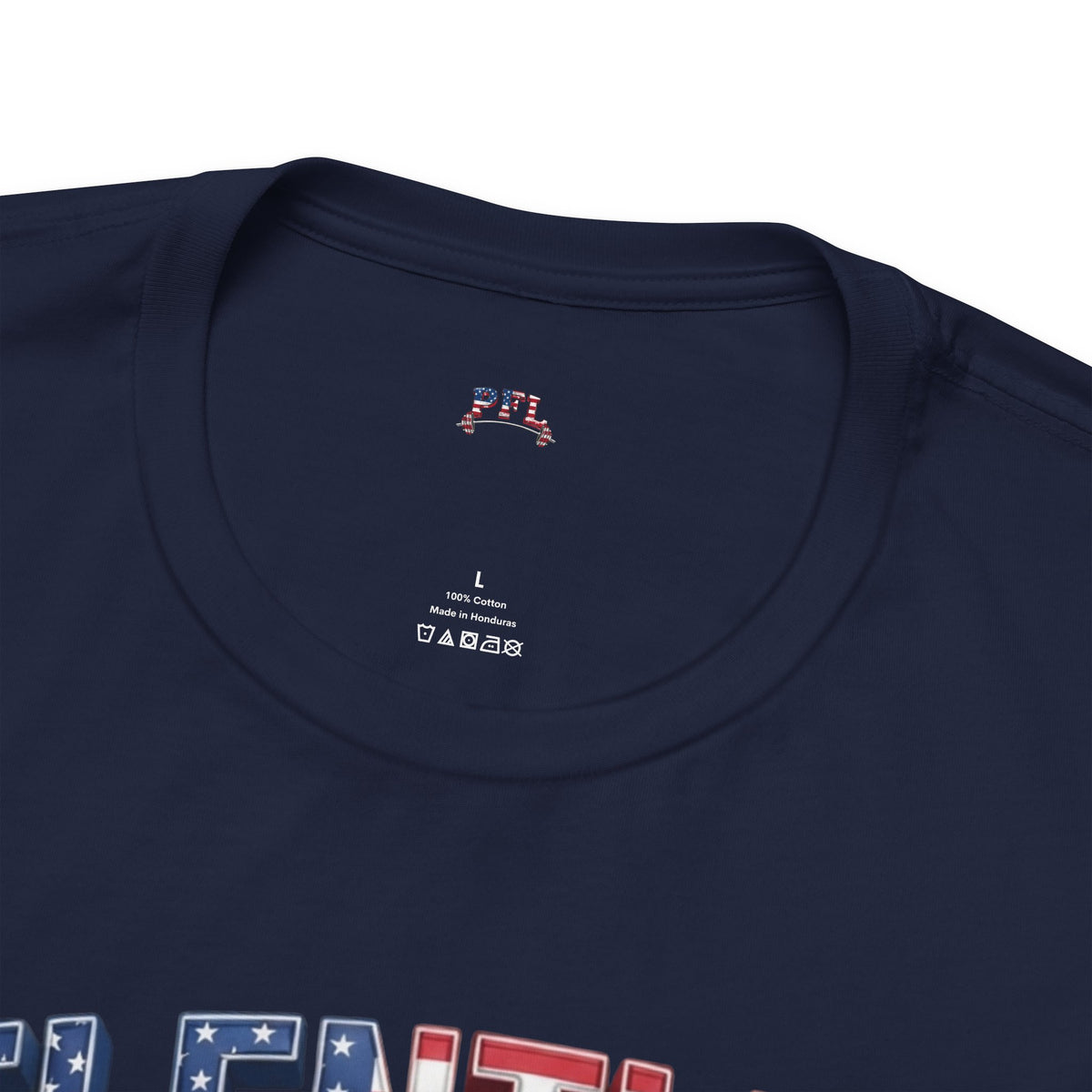 Patriot Fit Life Relentless Definition T-Shirt - American Flag Lettering | Unisex XS-4XL
