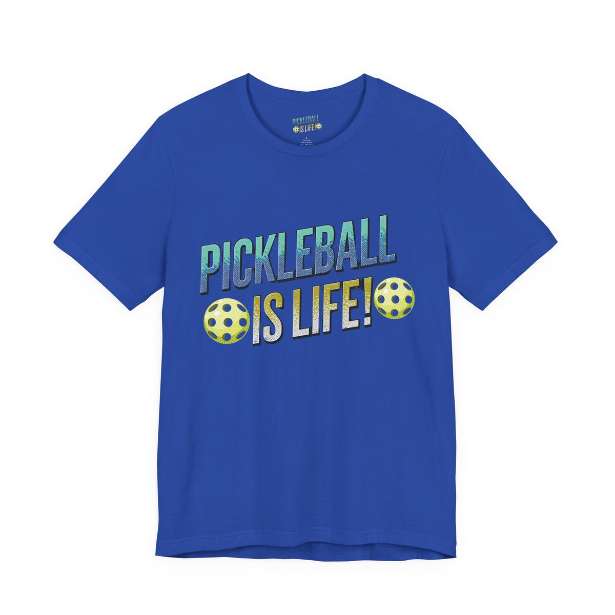 Pickleball Is Life T-Shirt - Funny Pickleball Tee - Unisex Court Sports Shirt