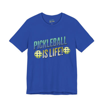 Pickleball Is Life T-Shirt - Funny Pickleball Tee - Unisex Court Sports Shirt
