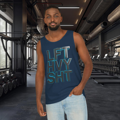 Lift Heavy Shit - LFT HVY SHT - Tank Top - Gym Workout Fitness Tank - Unisex XS-2XL